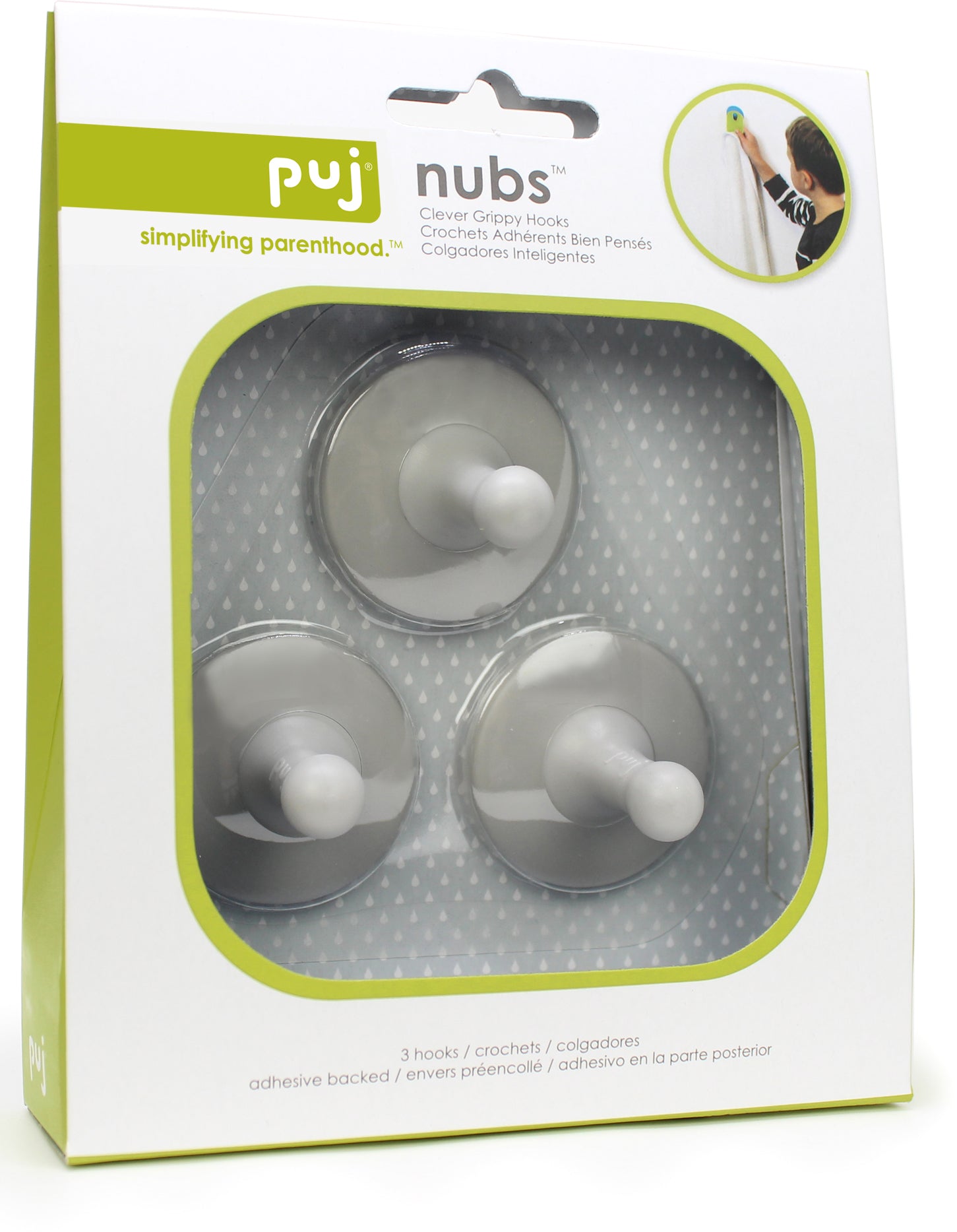 Puj Nubs Grey Soft Hooks - Puj