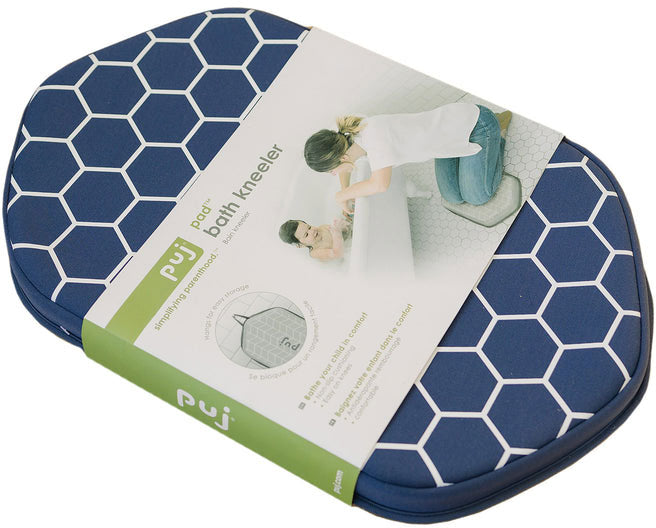 Puj Pad Bath Kneeler Navy Honeycomb - Puj