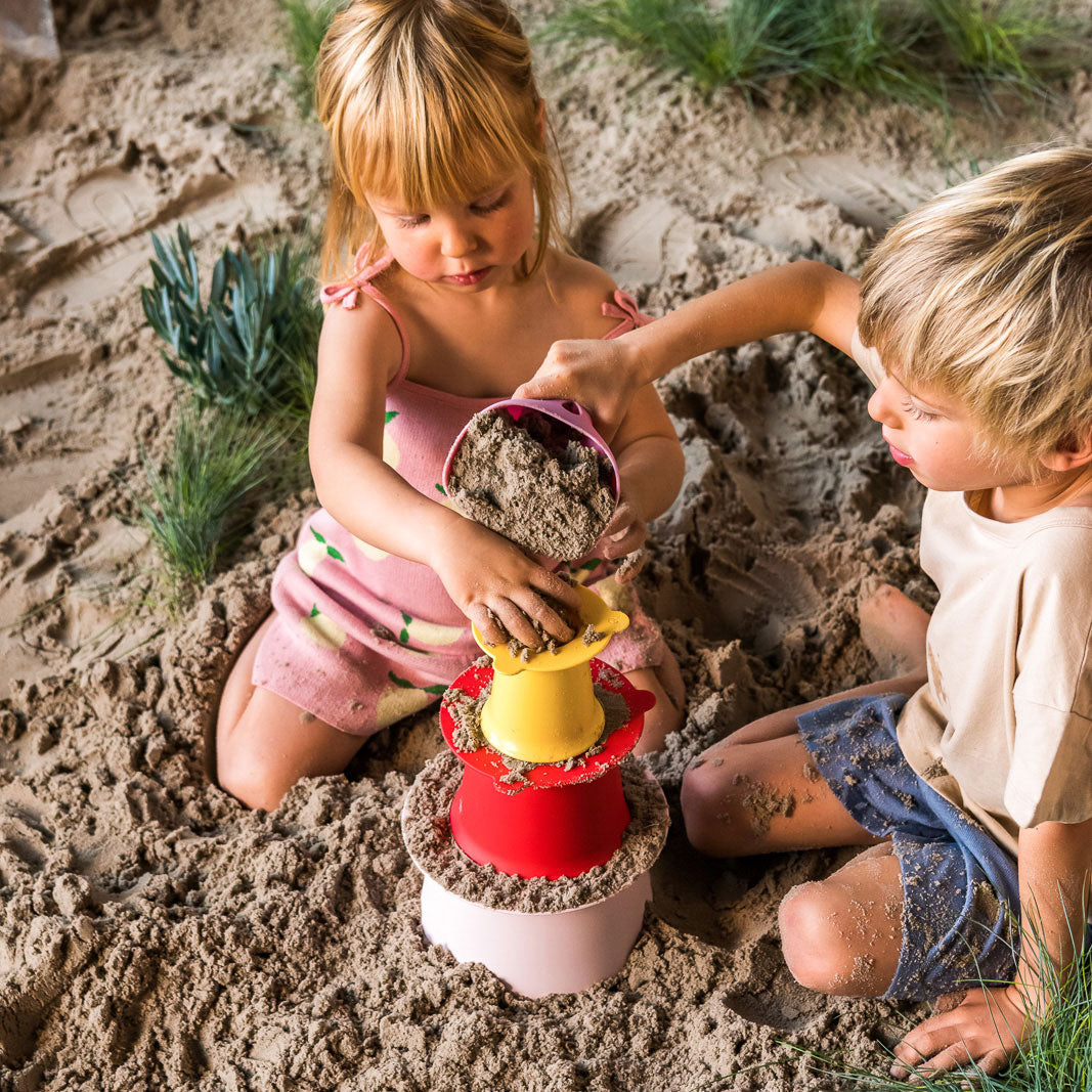 Alto Creative Three Size Bucket Set Cherry Banana Pink - Quut