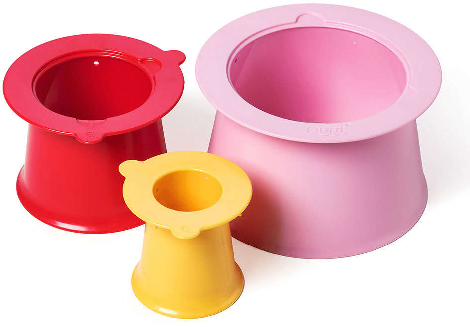 Alto Creative Three Size Bucket Set Cherry Banana Pink - Quut