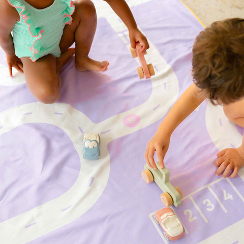 Beach Playtowel Road Lavender (M) - Quut