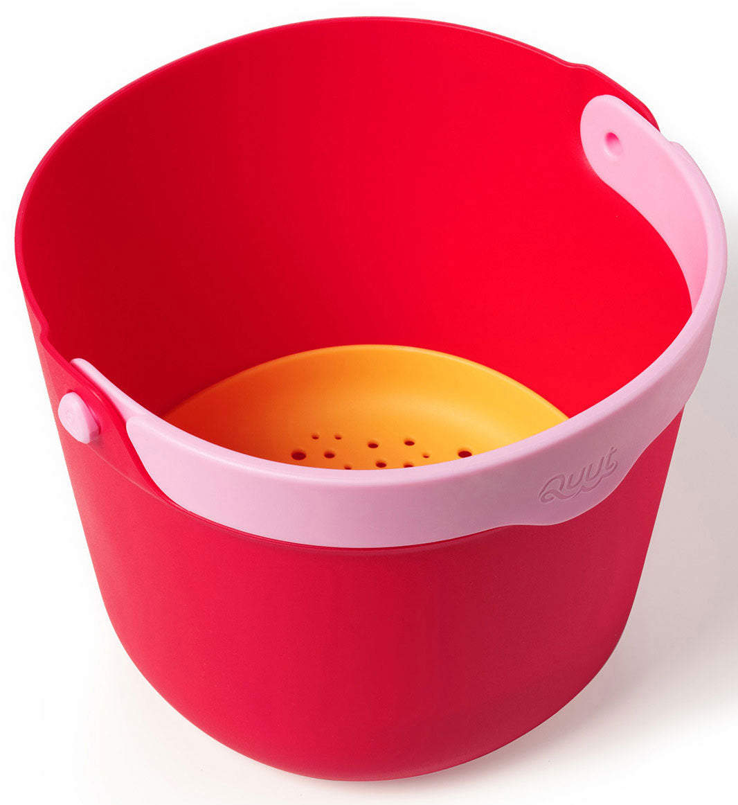 Bucki Bucket & Sieve Cherry Banana Pink - Quut