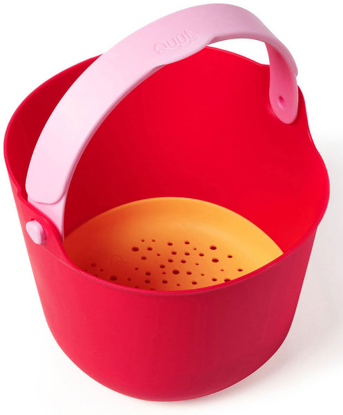 Bucki Bucket & Sieve Cherry Banana Pink - Quut