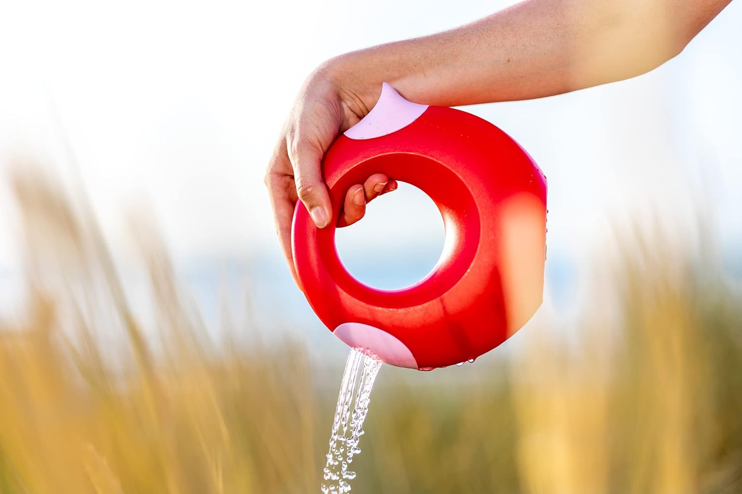 Cana Playful Watering Can Large Cherry Pink - Quut