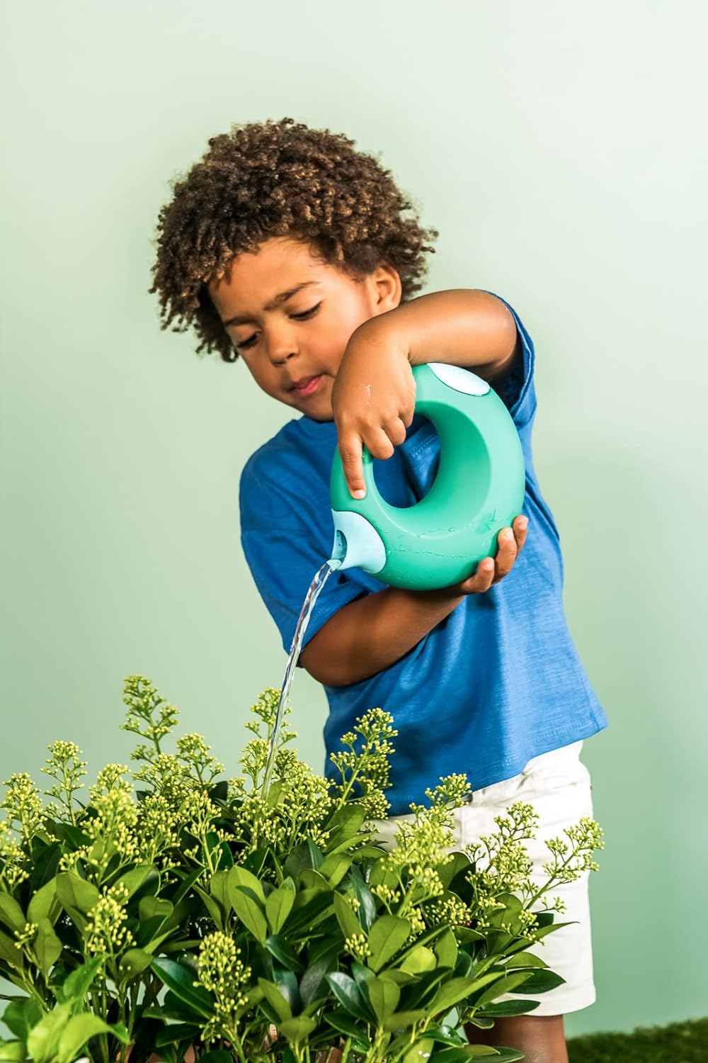 Cana Playful Watering Can Small Garden Green - Quut