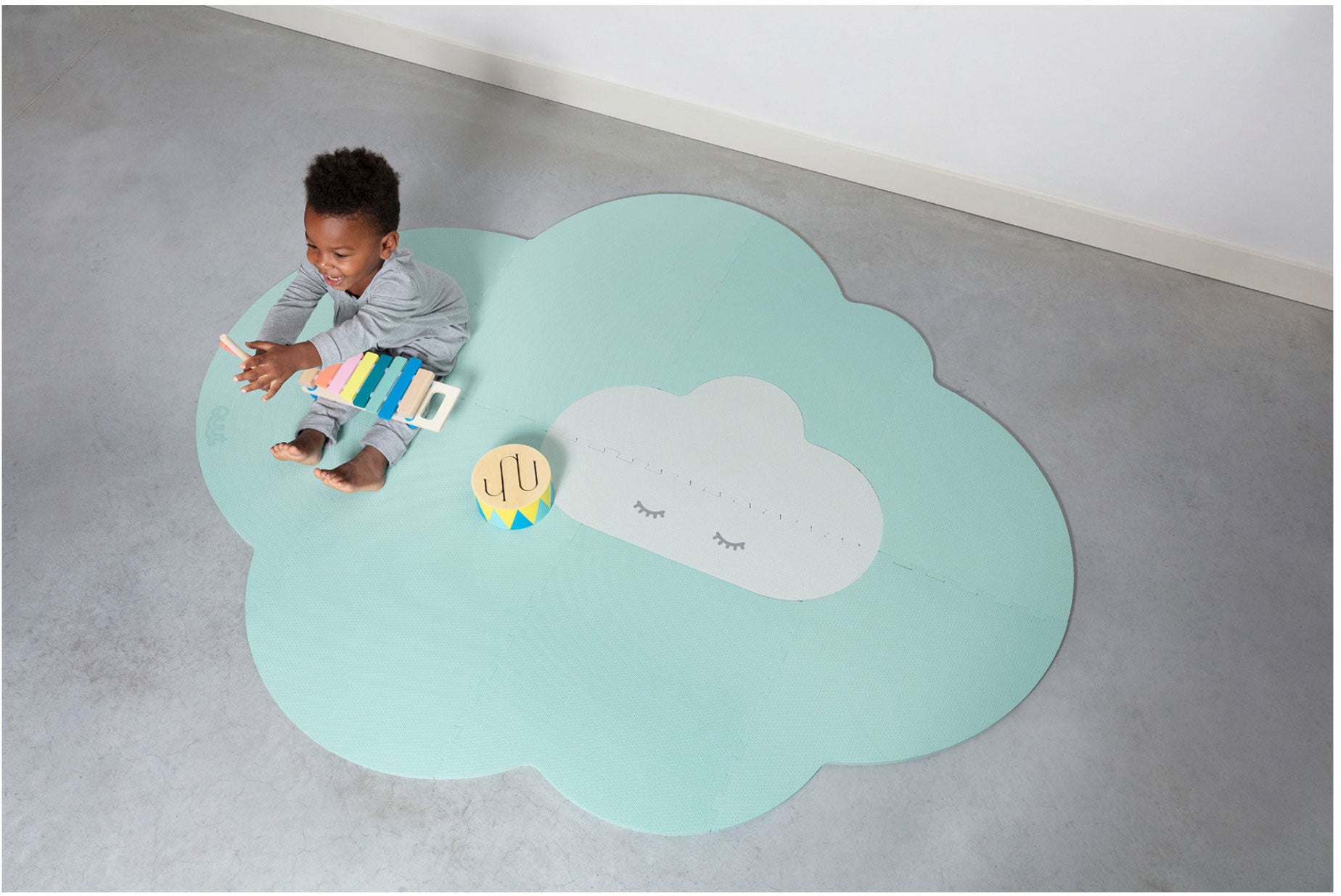 Cloud Playmat Mint Green Large - Quut