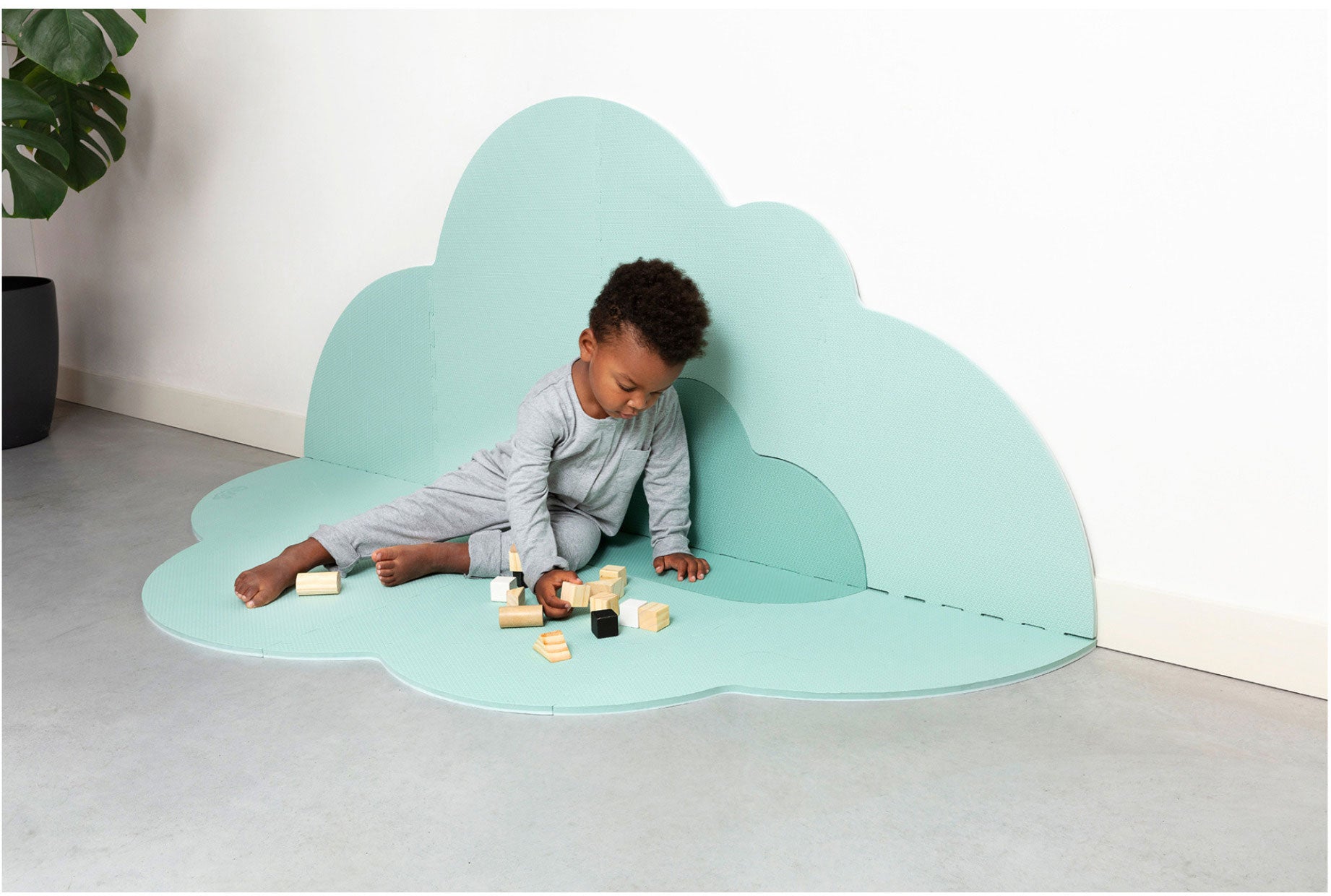 Cloud Playmat Mint Green Large - Quut