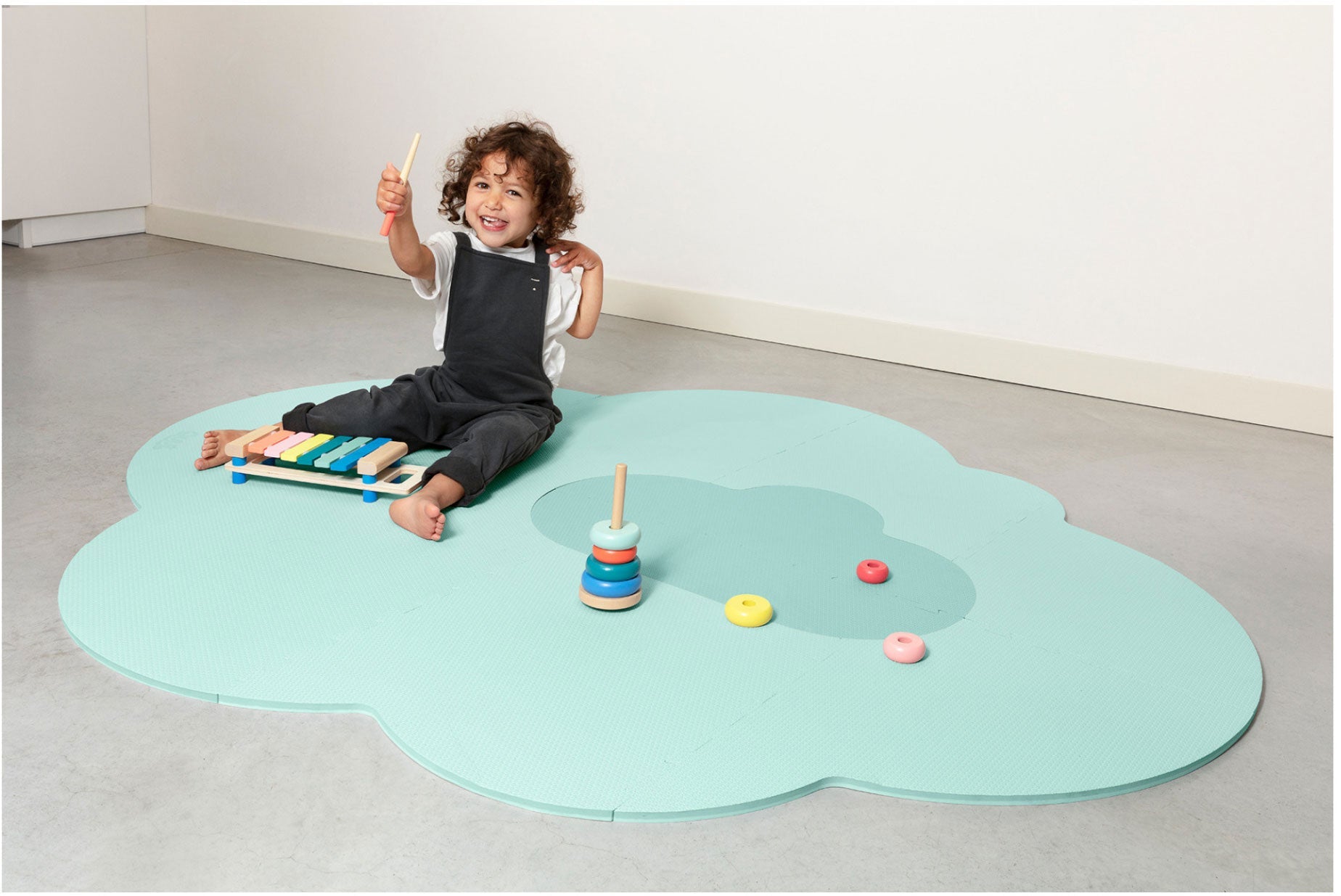 Cloud Playmat Mint Green Large - Quut