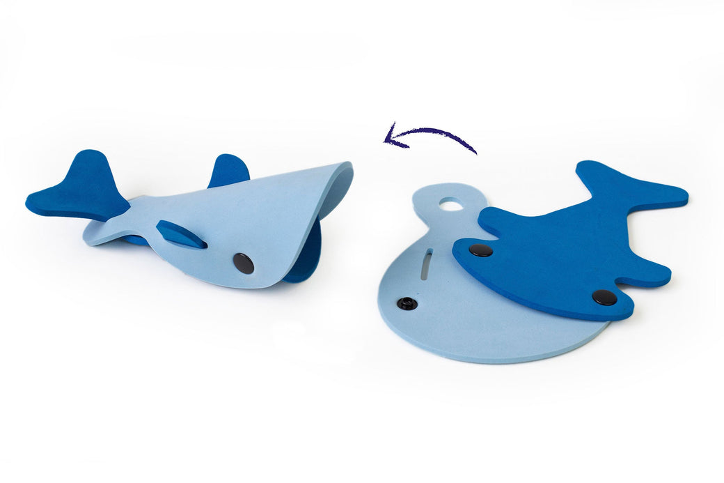 Deep Sea Whales Bath Puzzle Friends - Quut