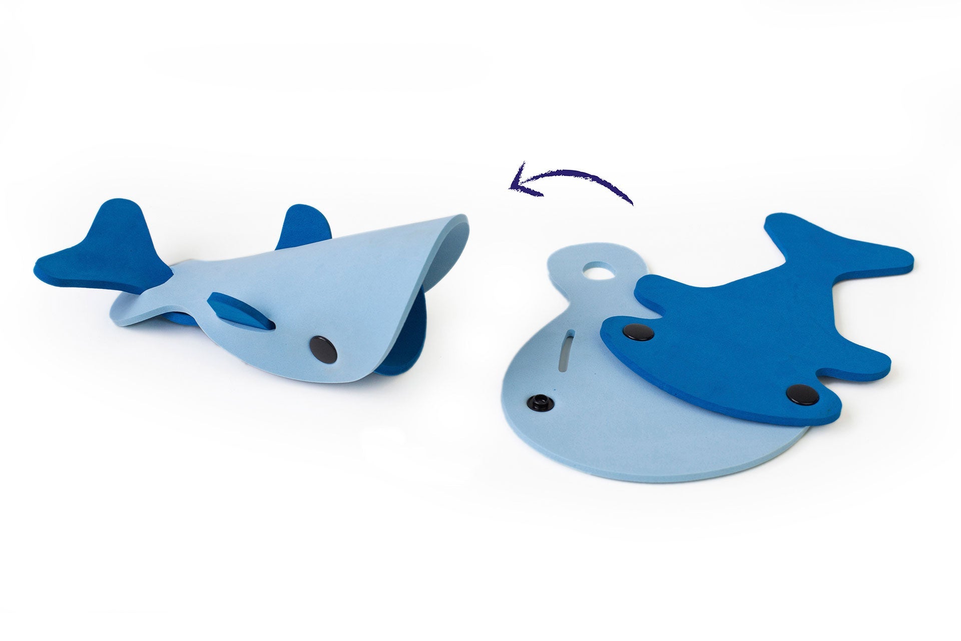 Deep Sea Whales Bath Puzzle Friends - Quut