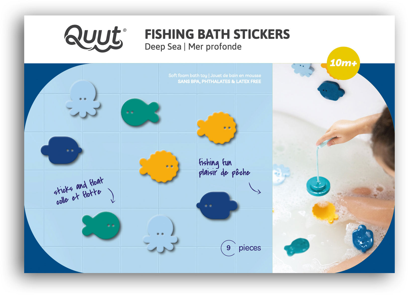 Fishing Set Bath Toy Deep Sea - Quut