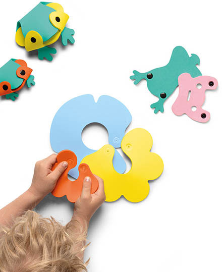 Quutopia Frog Pond Building Set Bath Toy - Quut