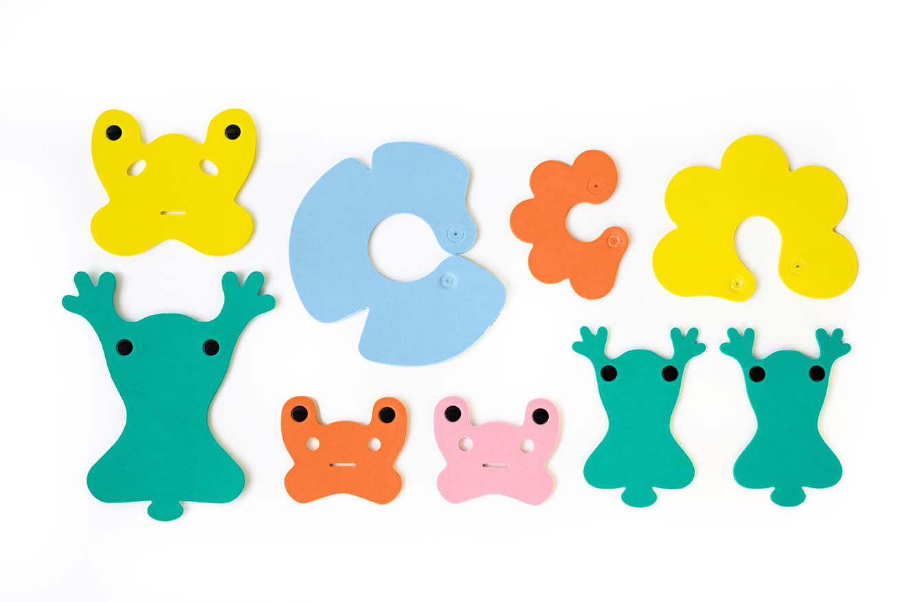 Quutopia Frog Pond Building Set Bath Toy - Quut