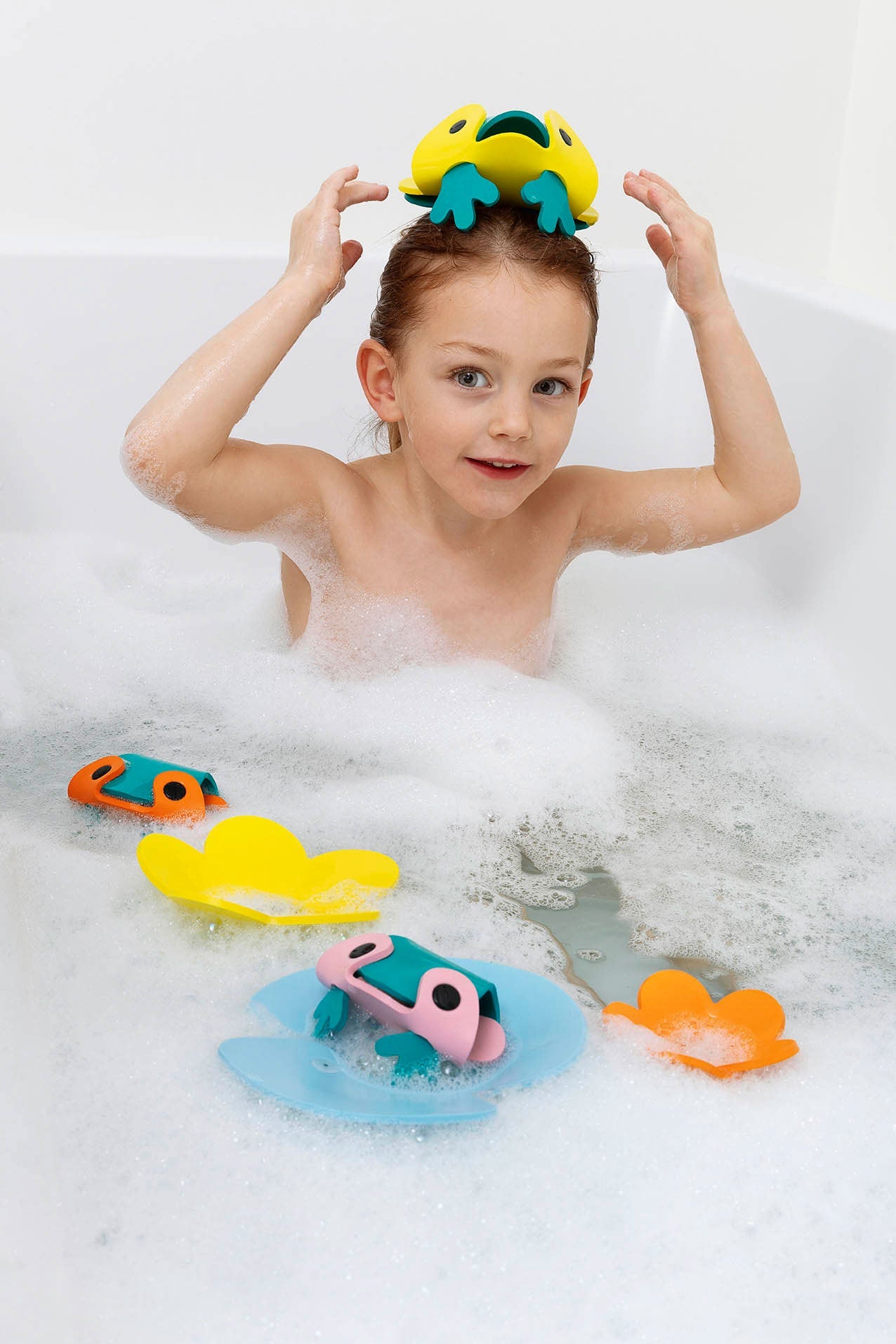 Quutopia Frog Pond Building Set Bath Toy - Quut