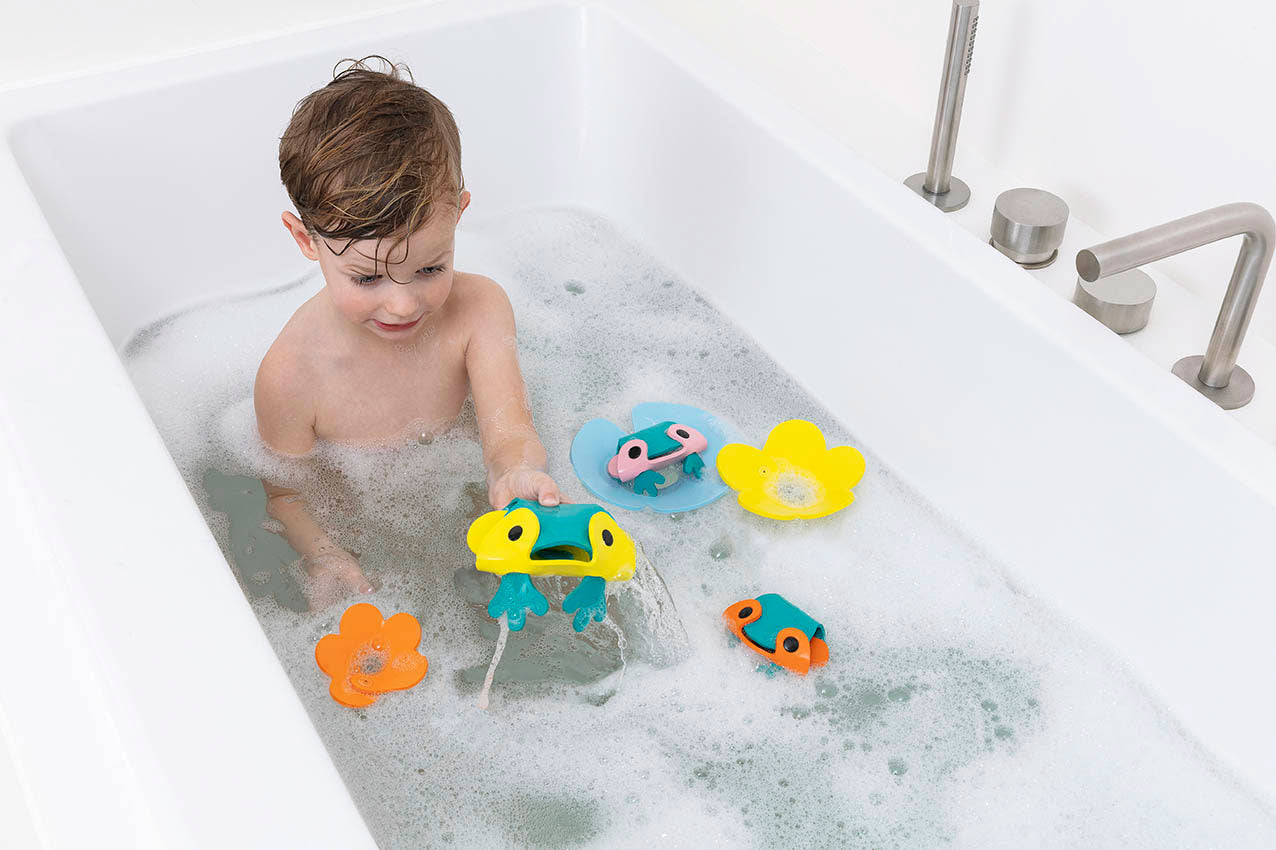 Quutopia Frog Pond Building Set Bath Toy - Quut