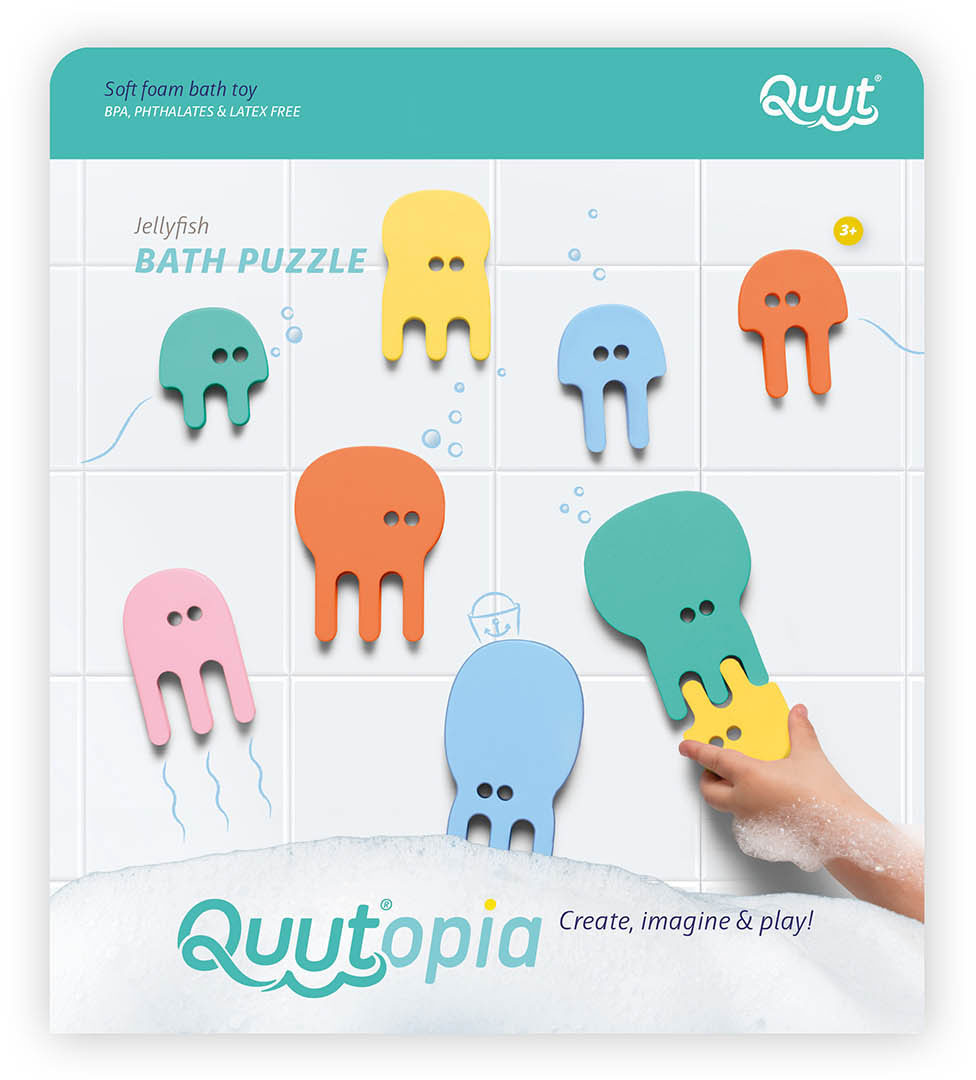 Quutopia Jellyfish Bath Puzzle - Quut