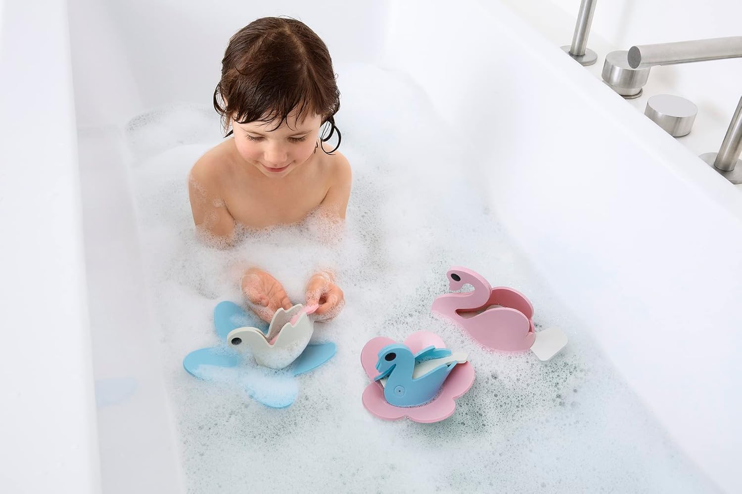 Swan Lake Bath Toy Puzzle Friends - Quut