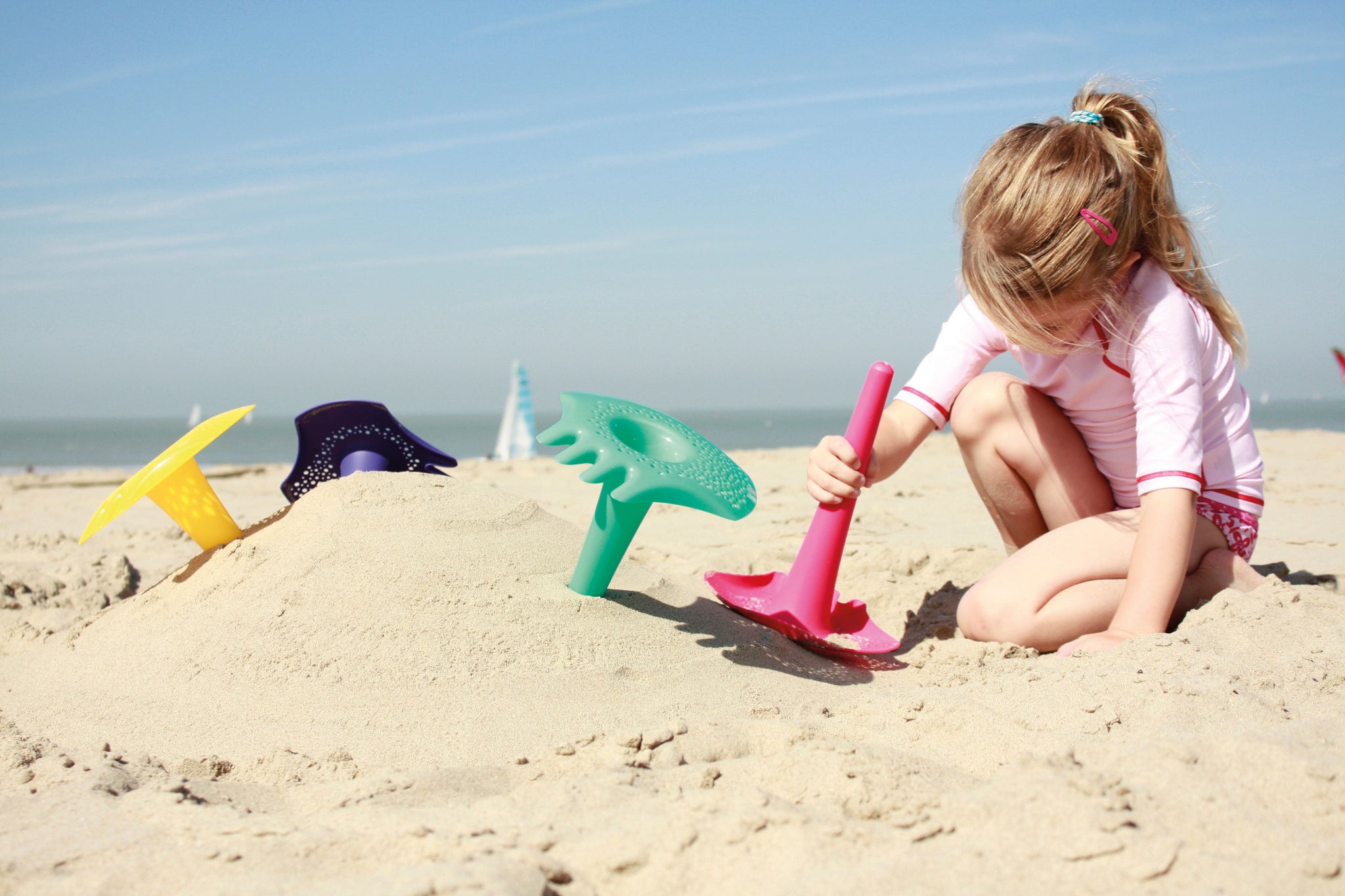 Triplet Multi Functional Sand Toy Ocean - Quut