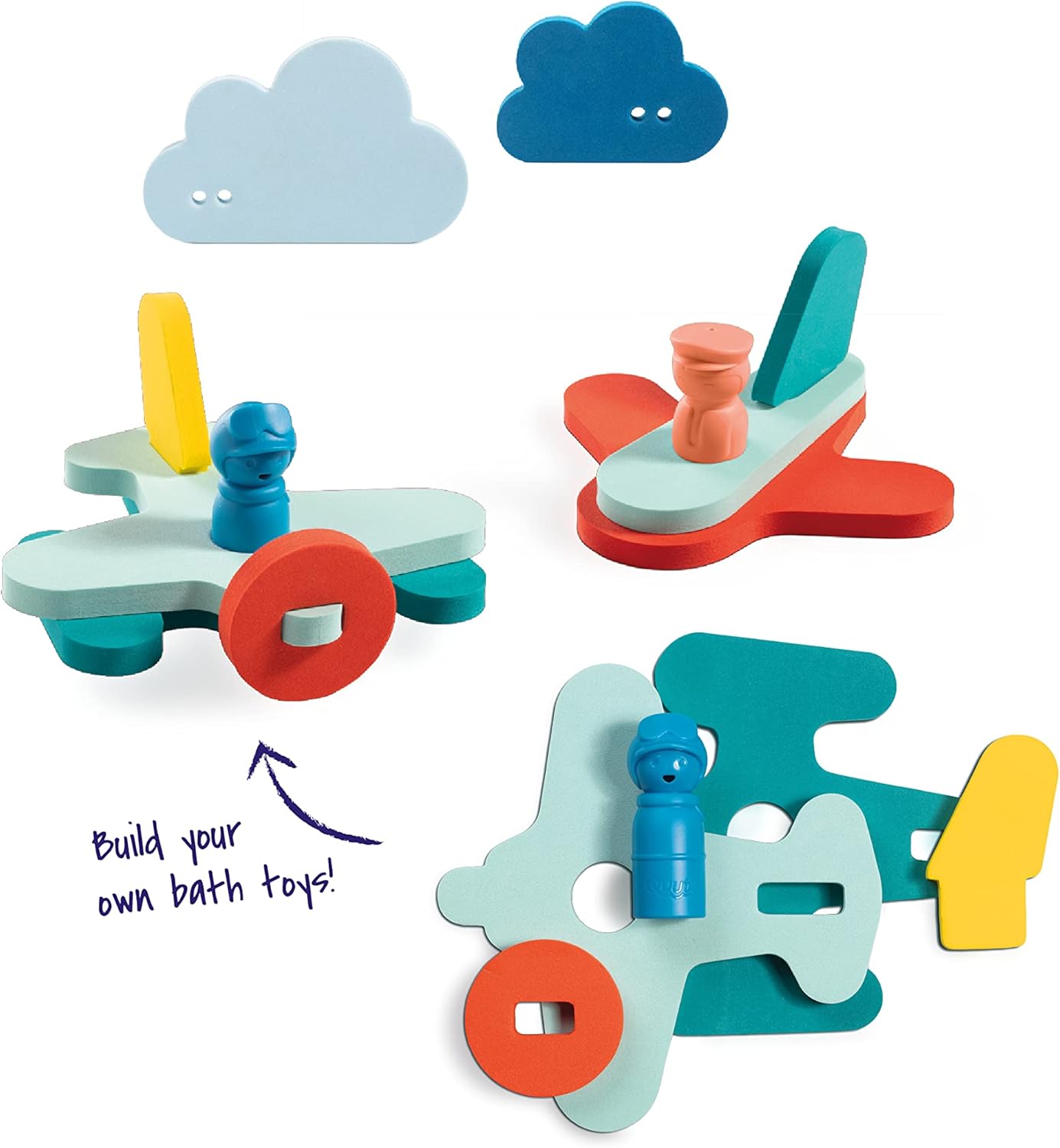 Up in the Air Bath Toy Puzzle Friends - Quut