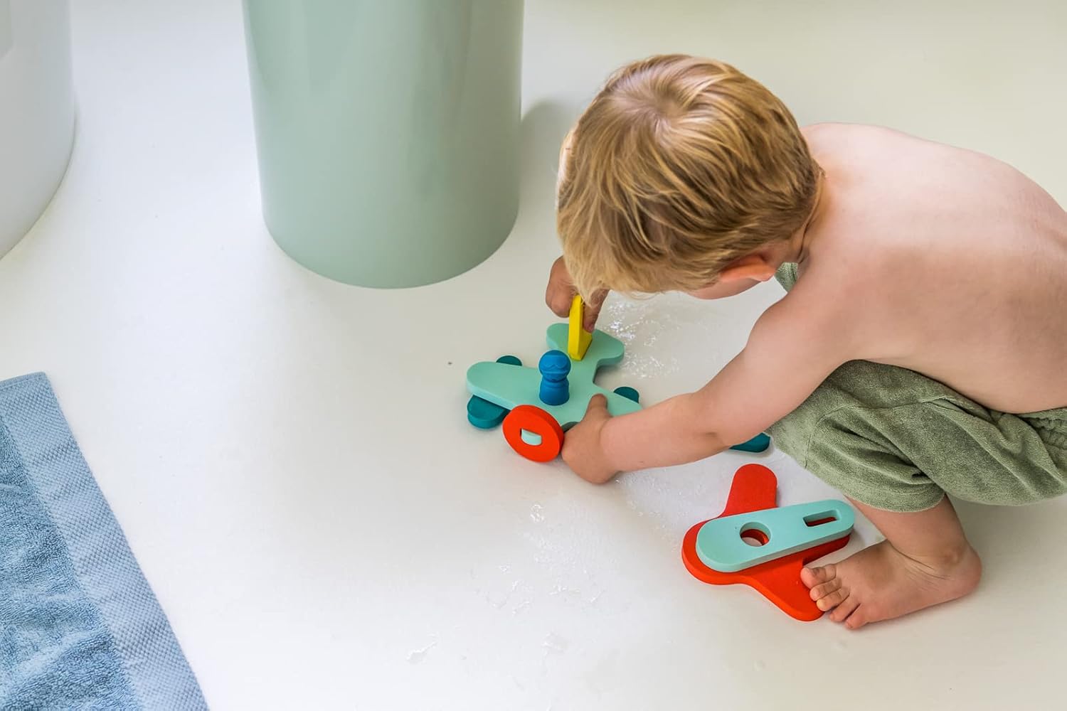 Up in the Air Bath Toy Puzzle Friends - Quut