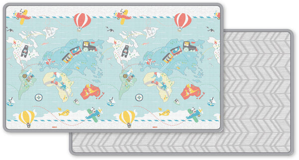 Doubleplay Reversible Playmat Little Travellers - Skip Hop