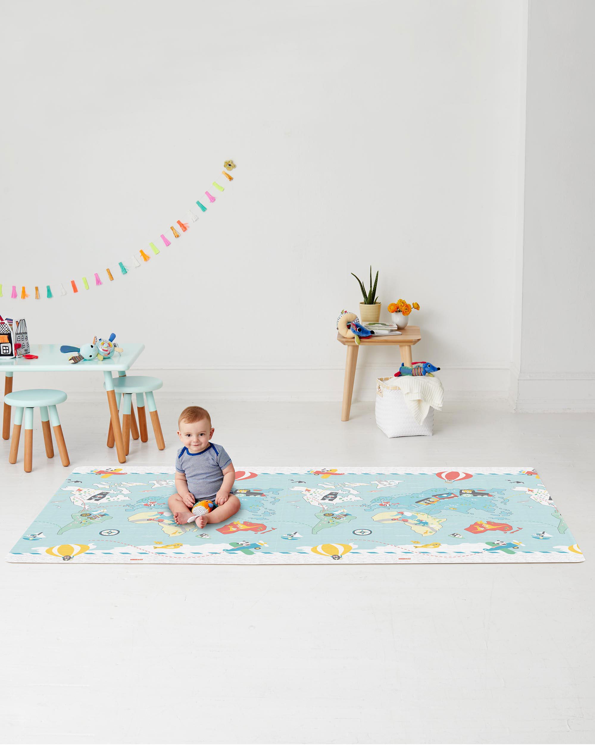 Doubleplay Reversible Playmat Little Travellers - Skip Hop