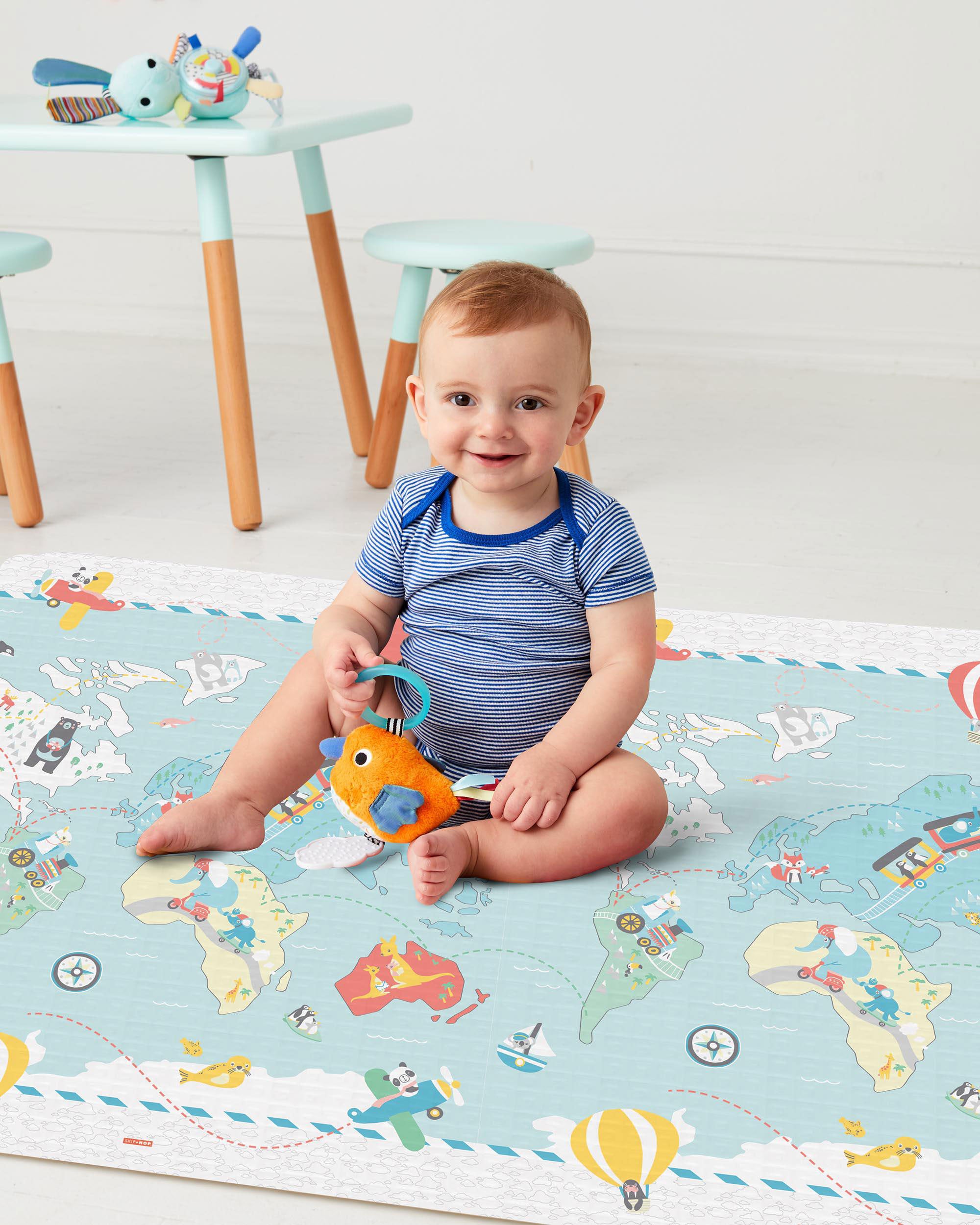 Doubleplay Reversible Playmat Little Travellers - Skip Hop