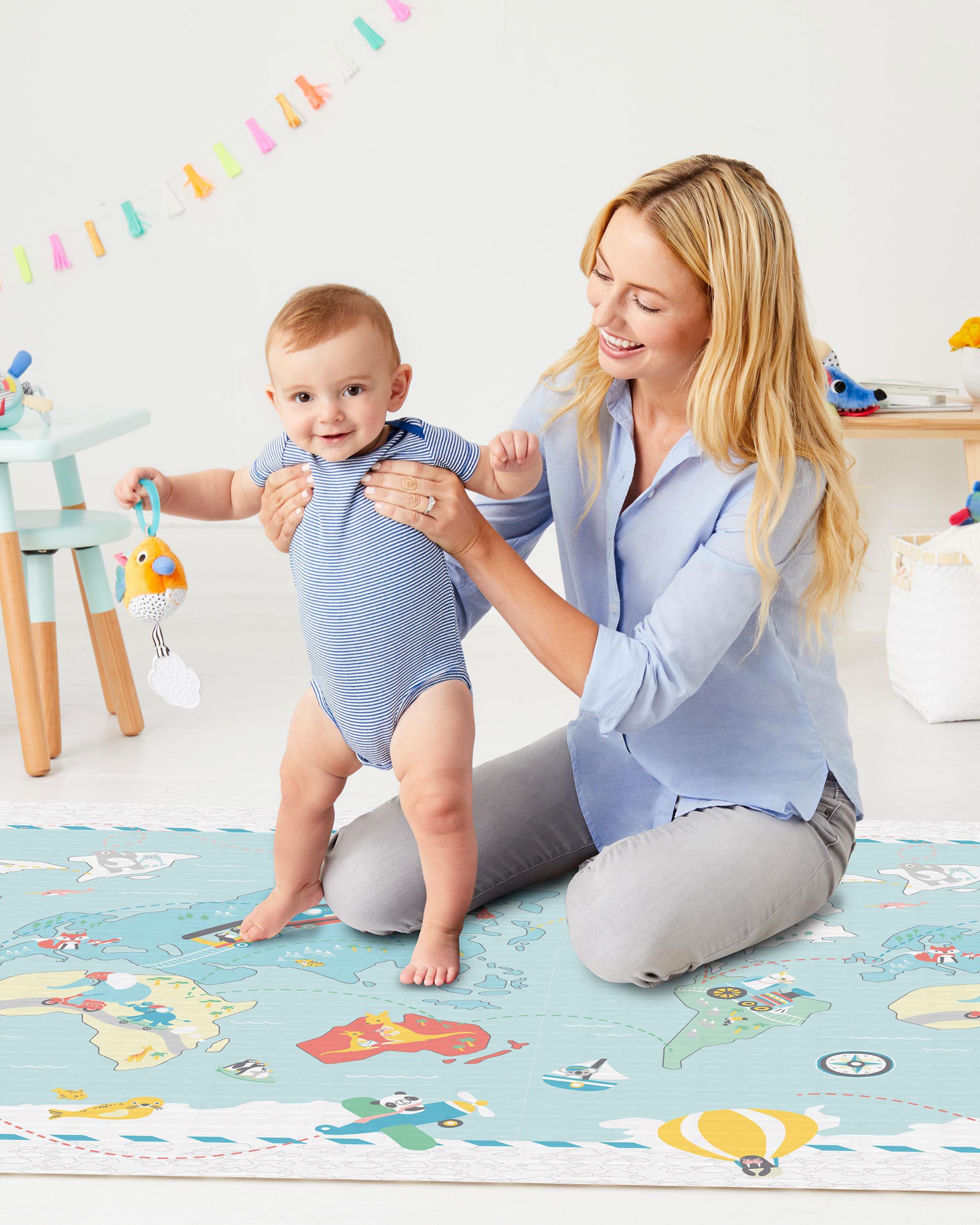 Doubleplay Reversible Playmat Little Travellers - Skip Hop