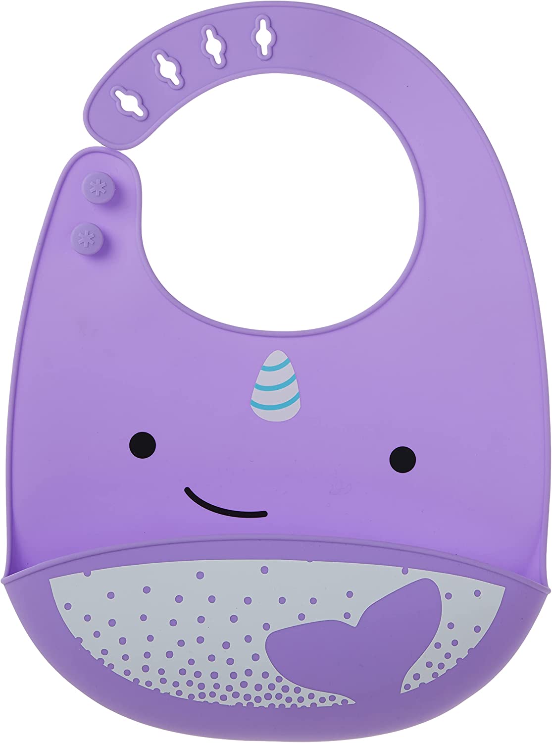 Zoo Silicon Bib Narwhal - Skip Hop