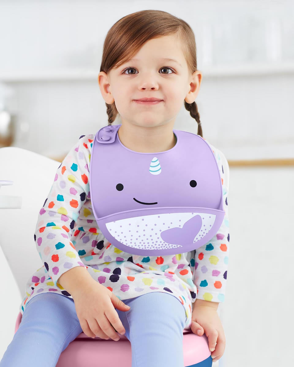 Zoo Silicon Bib Narwhal - Skip Hop