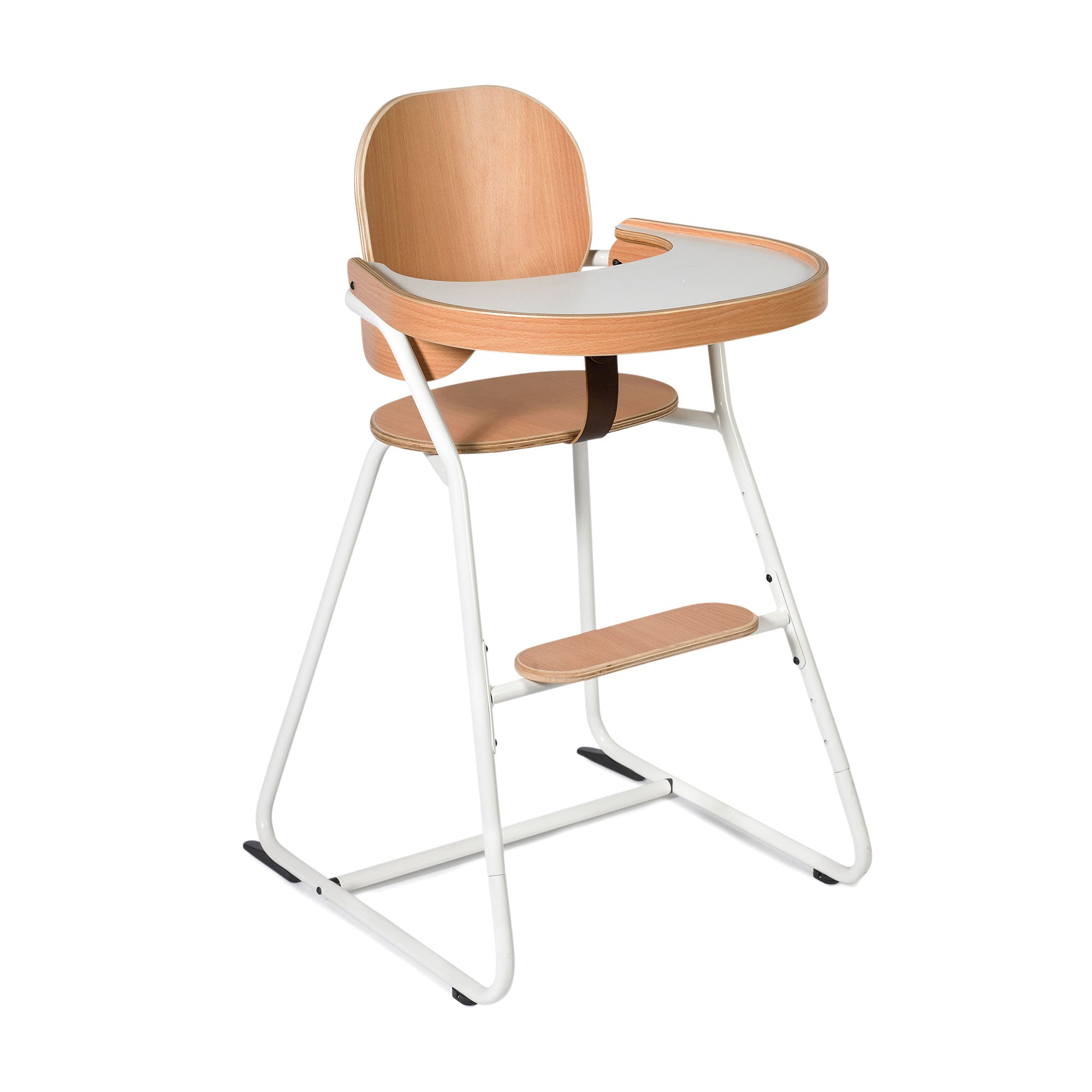 Tibu Retro High Chair Gentle White - Charlie Crane