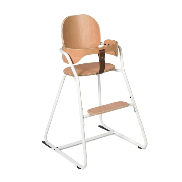 Tibu Retro High Chair Gentle White - Charlie Crane