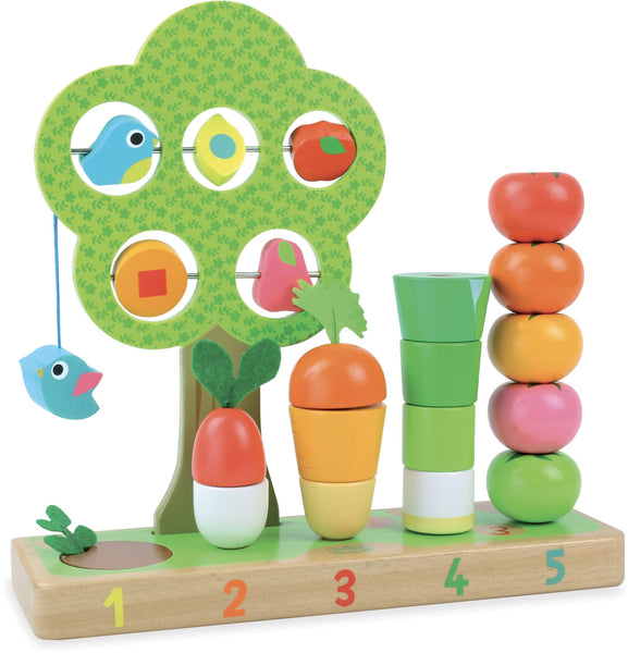 I learn counting vegetables wooden activity toy - Vilac