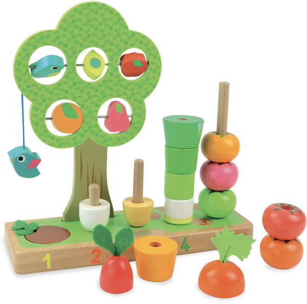 I learn counting vegetables wooden activity toy - Vilac