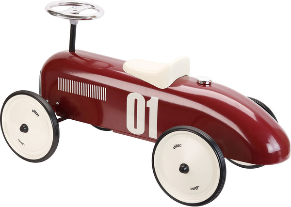 Metal Vintage Ride on Car Burgundy - Vilac