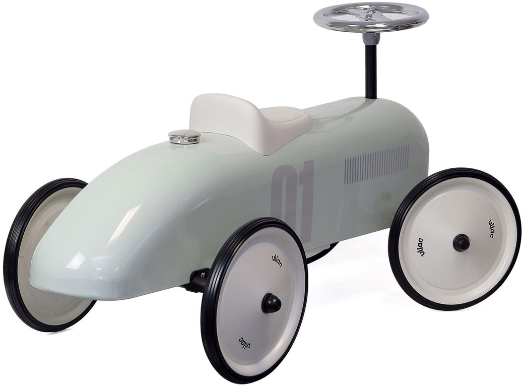 Metal Vintage Ride on Car Sage Green - Vilac