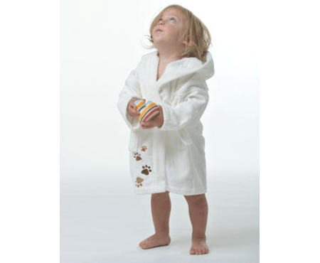 My Munchkin Organic Bathrobe Bear Footprint Baby & Toddler