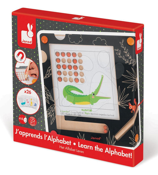 Bilingual Magnetic Animal Alphabet Play Set - Janod