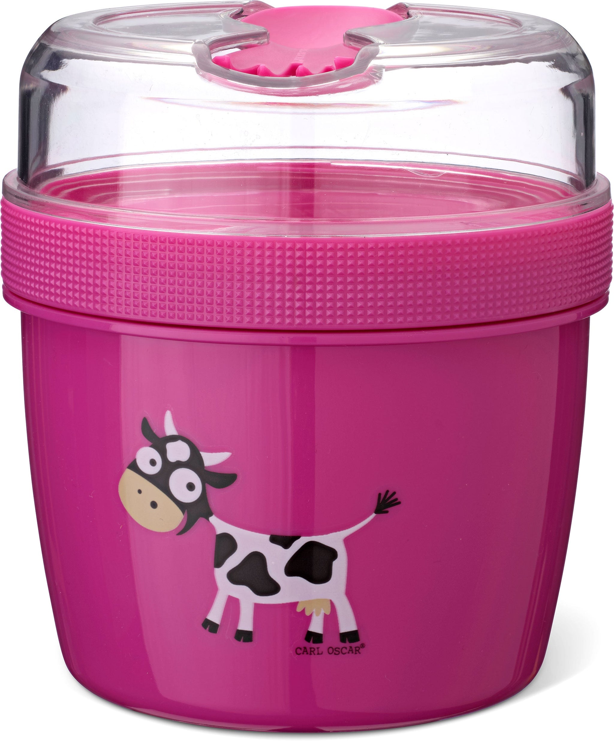 N'ice Divided Lunch Cup with cooling pack Cow Purple - Carl Oscar