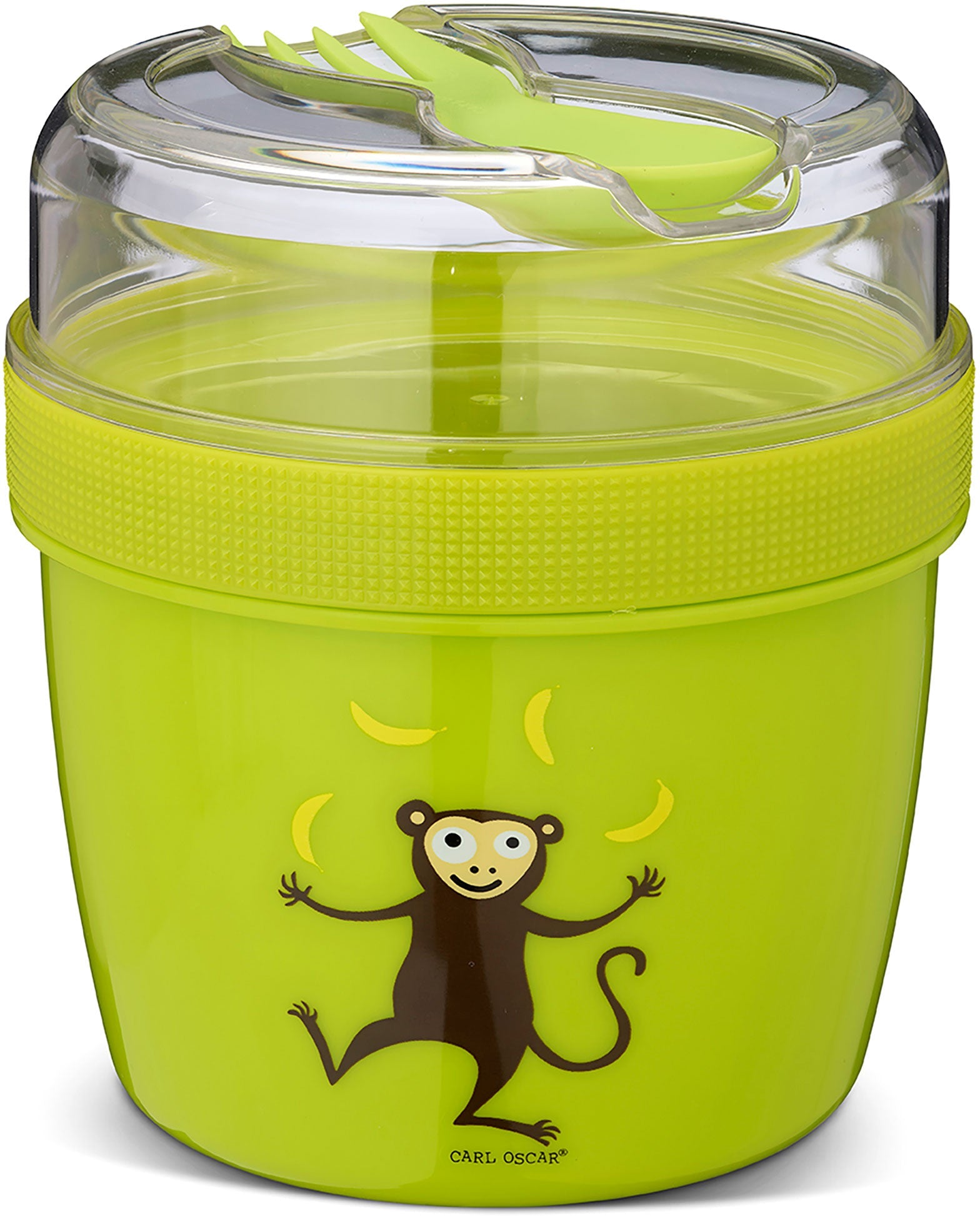 N'ice Divided Lunch Cup with cooling pack Monkey Lime - Carl Oscar