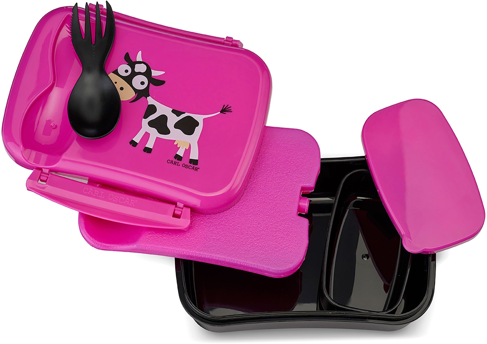 N'ice Lunch Box with cooling pack Cow Purple - Carl Oscar