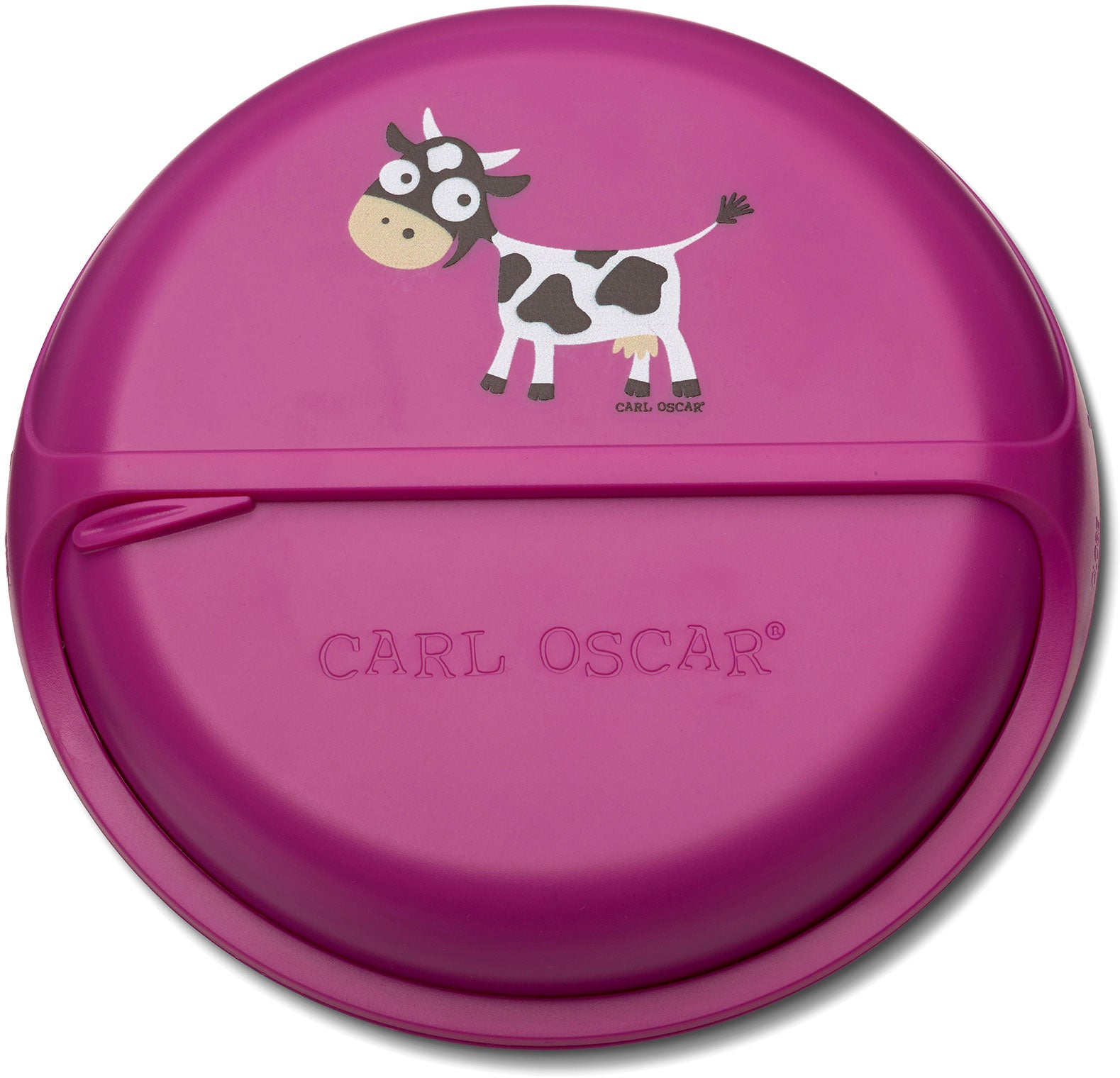 Spinning snack disc organiser Cow Purple - Carl Oscar