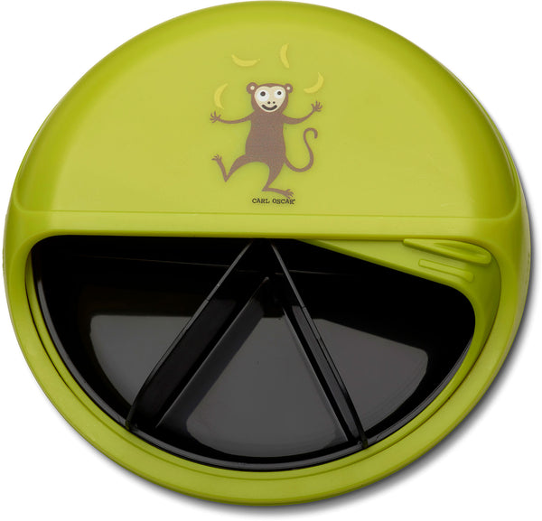 Spinning snack disc organiser Monkey Lime - Carl Oscar