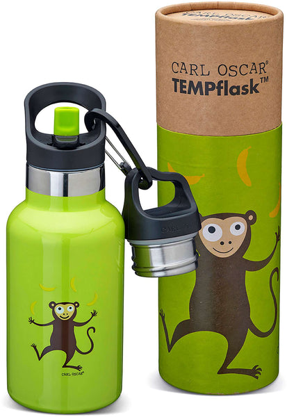 TEMPflask™ 350ml Thermal Bottle Monkey Lime - Carl Oscar
