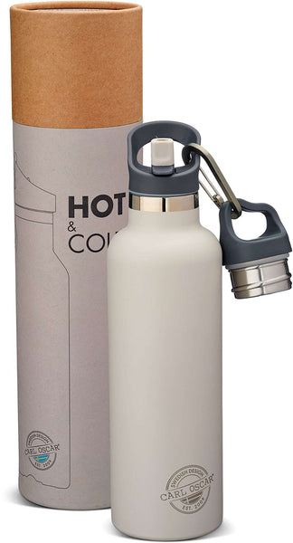 TEMPflask™ 700ml Thermal Bottle Grey - Carl Oscar