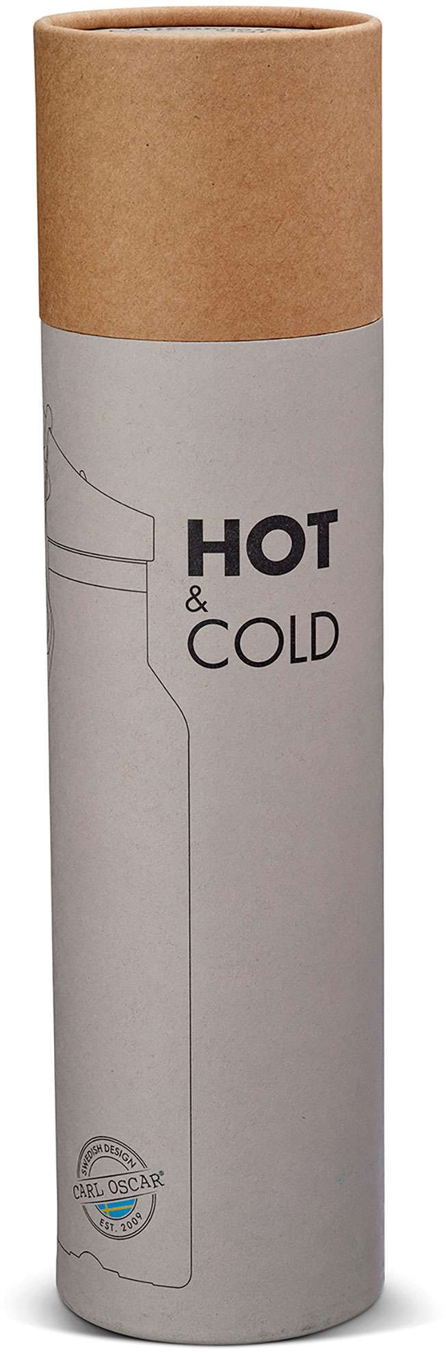 TEMPflask™ 700ml Thermal Bottle Grey - Carl Oscar