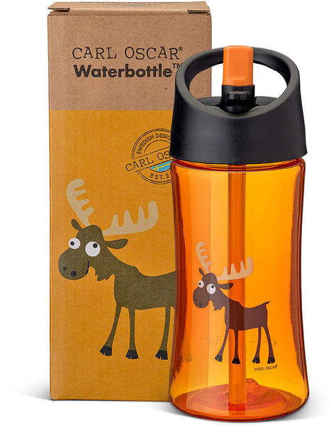 Water Bottle 350ml Moose Orange - Carl Oscar