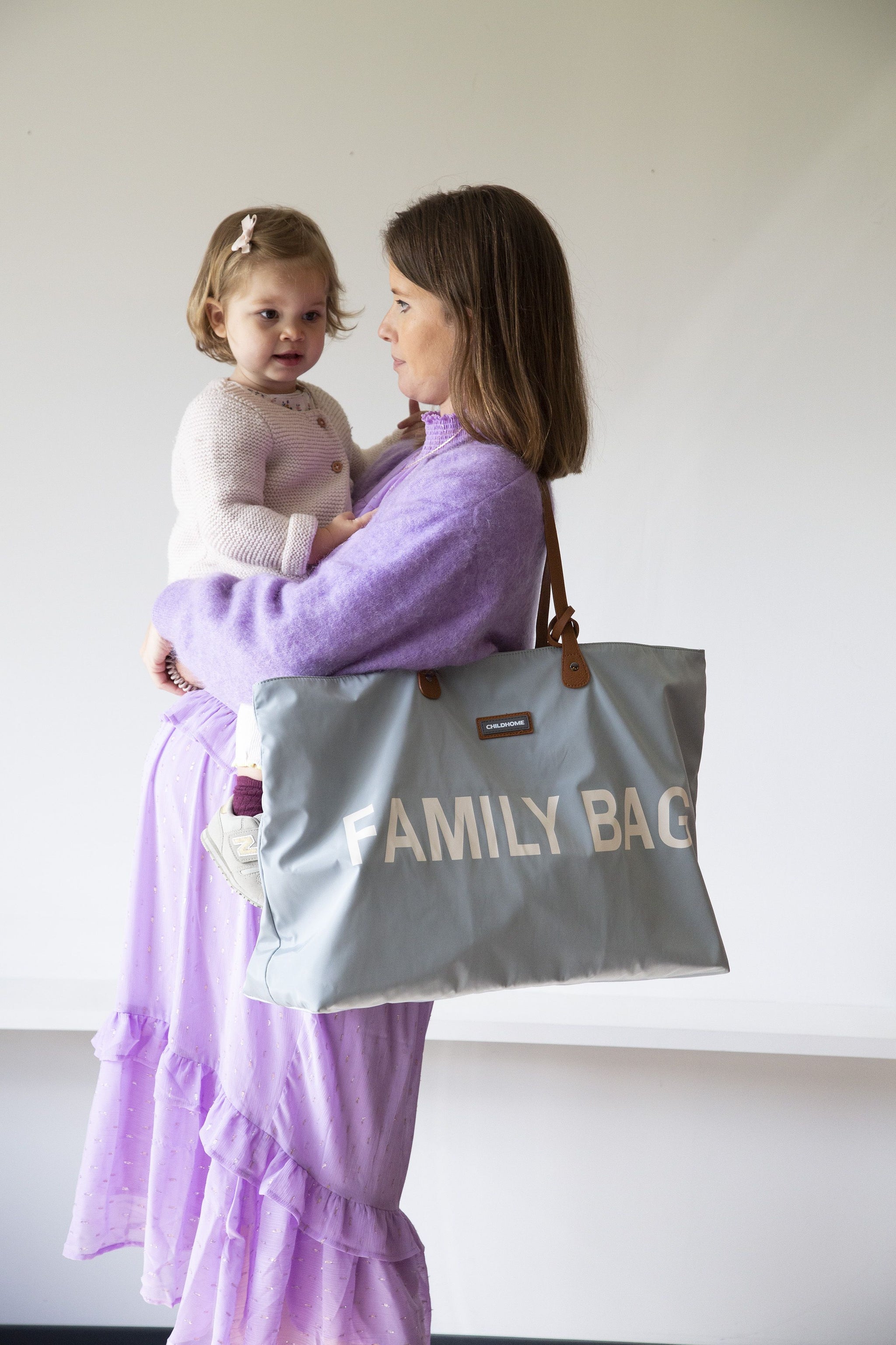 Family Bag Light Grey - ChildHome