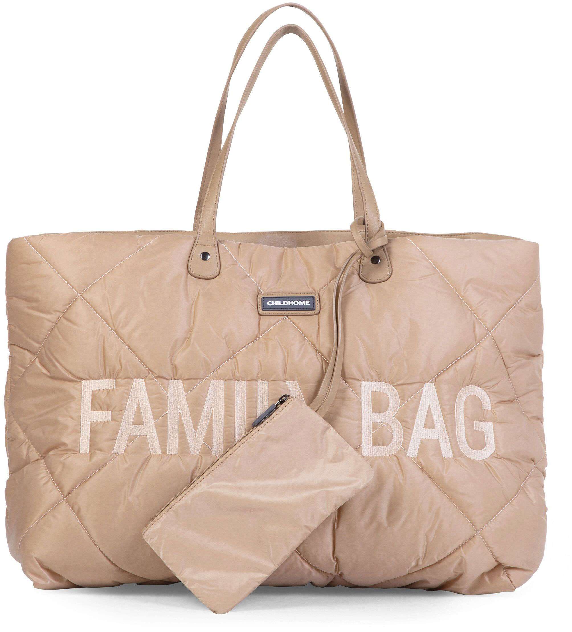 Family Bag Quilted Puffered Beige - ChildHome