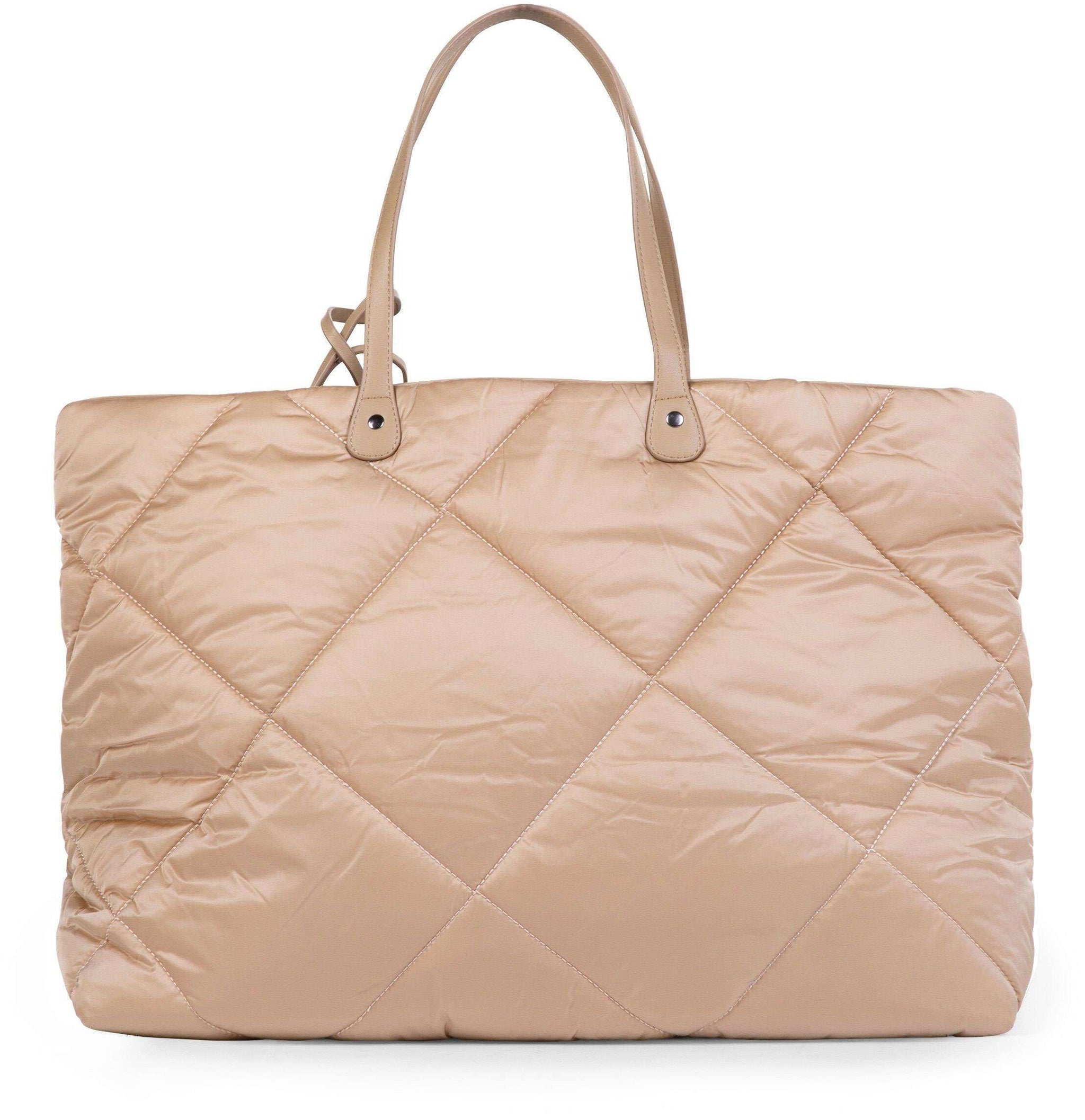 Family Bag Quilted Puffered Beige - ChildHome